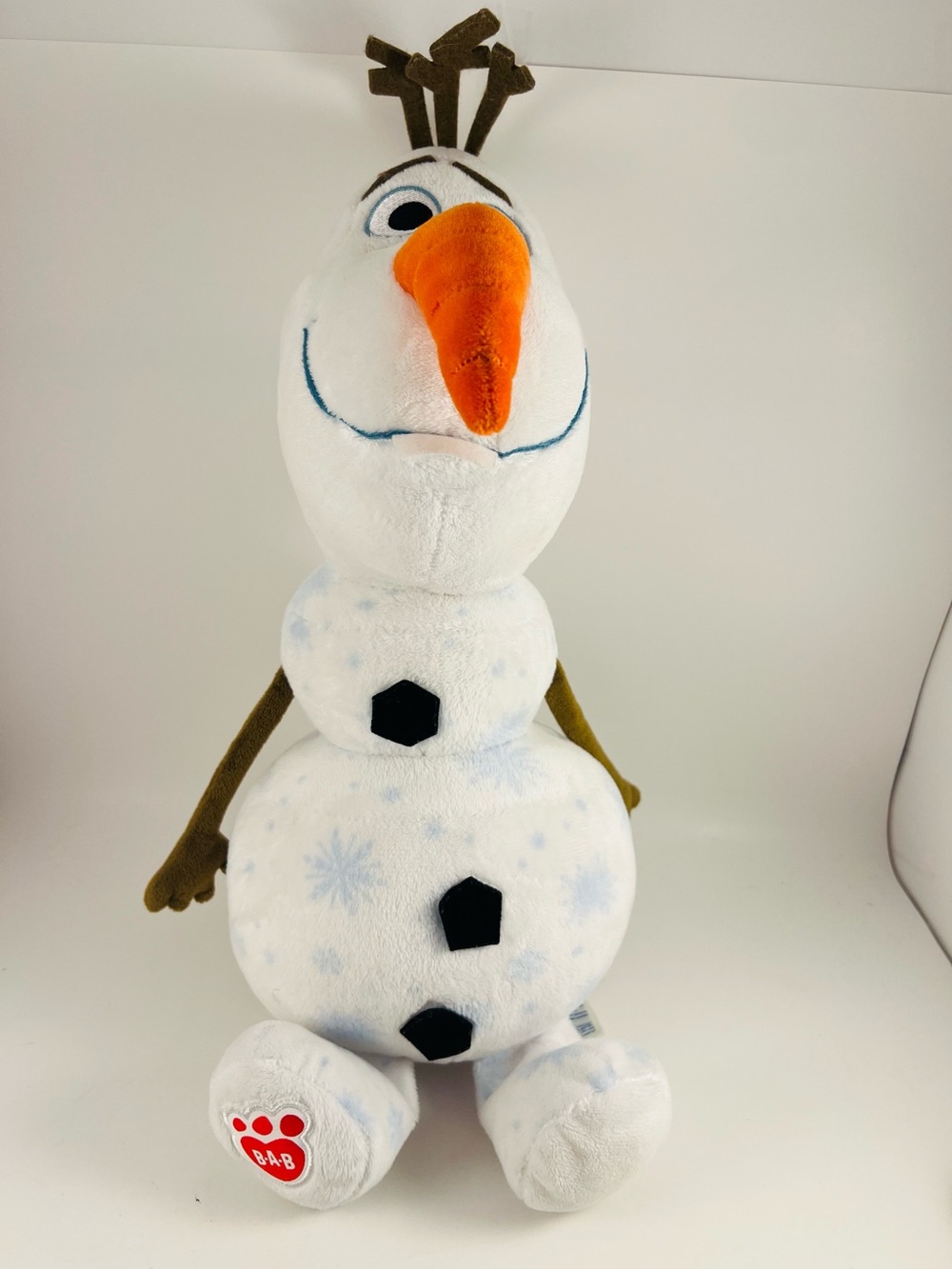 Build a Bear Workshop Disney Frozen Olaf Snowman 16” Plush Stuffed Animal
